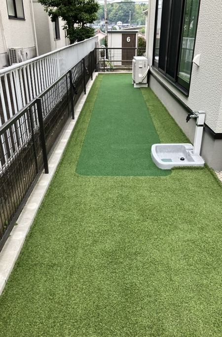 芝助の人工芝施工事例after